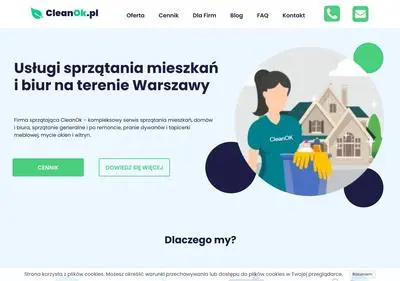 Firma Sprzątająca CleanOK usługi sprzątania Warszawa
