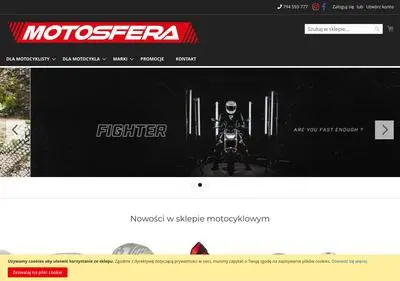 MOTOSFERA - sklep motocyklowy