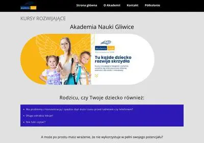 Akademia Nauki Gliwice - kursy i zajęcia dla dzieci
