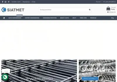 sklep.siatmet.pl Producent konstrukcji metalowych i systemów ogrodzeniowych