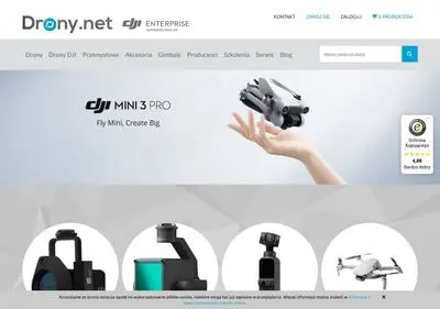 Drony.net - sklep internetowy z dronami marki DJI, Syma i tym podobne