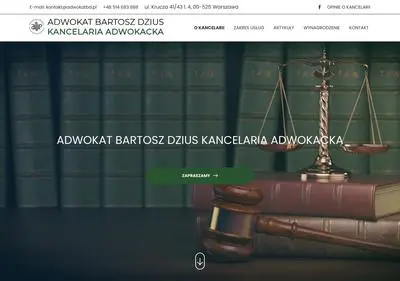 Adwokat Bartosz Dzius - Kancelaria Adwokacka