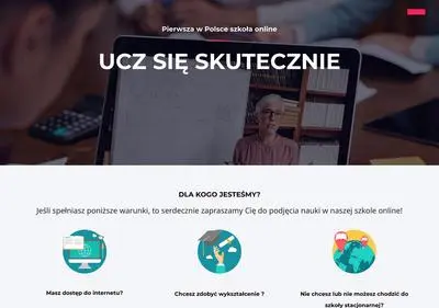 Ucz się online - Pierwsza w Polsce szkoła online