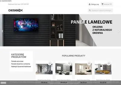 desibox.pl - produkty do designu i aranżacji wnętrz