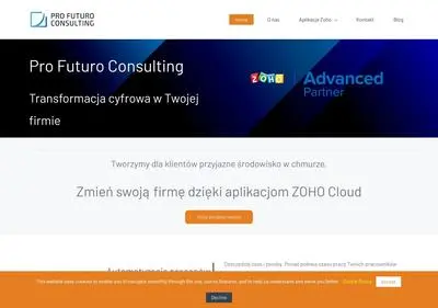 Pro Futuro Consulting - oprogramowanie Zoho