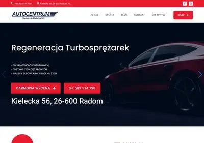 Autocentrum Radom - Naprawa i Regeneracja Turbosprężarek i Maglownic