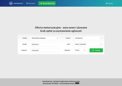 motokomis.pl - ogłoszenia motoryzacyjne