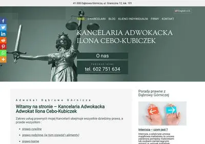 Adwokat Dąbrowa Górnicza Ilona Cebo-Kubiczek