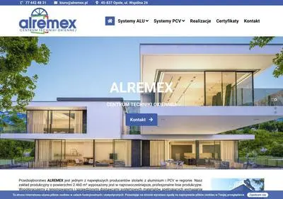 Przedsiębiorstwo Alremex Sp.j. producent stolarki okiennej PCV i ALU