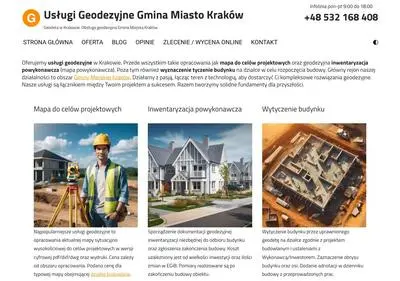 Usługi geodezyjne Kraków - Geodeta Kraków