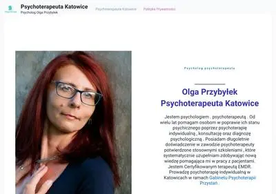 Psychoterapeuta Katowice Psycholog Olga Przybyłek